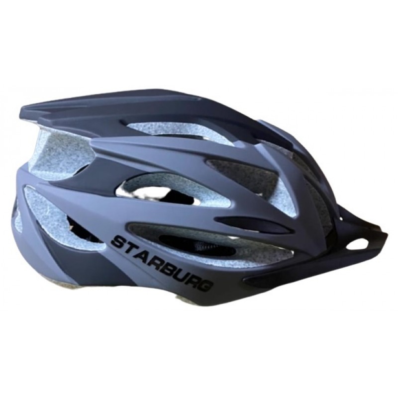 Starburg In Mold Pc Shell with Eps Liner MTB  Cycling Helmet Black/Grey (SBH08 )