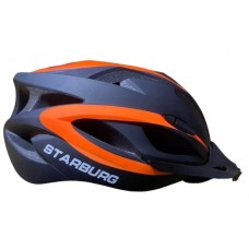 Starburg In Mold Pc Shell with Eps Liner MTB  Cycling Helmet Black/Orange (SBH19)