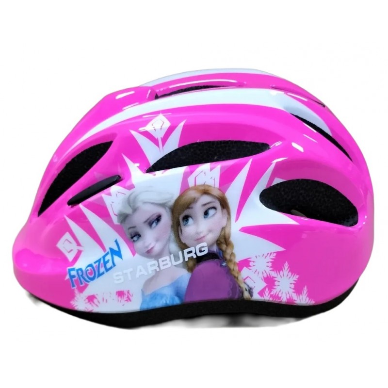 Starburg In Mold Pc Shell with Eps Liner Kids Cycling Helmet Pink Frozen (SBH116)