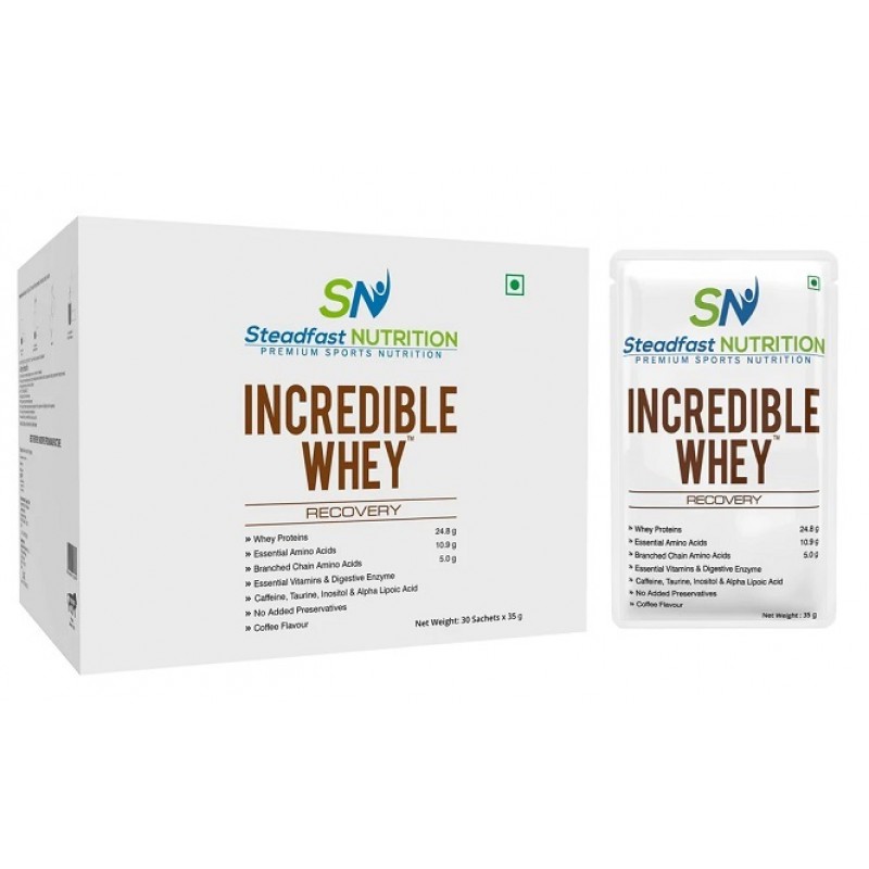 Steadfast Nutrition Incredible Whey Coffee (Pack Of 30)