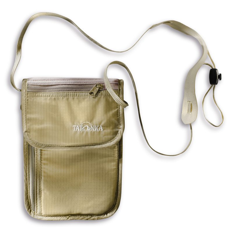 Tatonka Skin Friendly Small, Lightweight Neck Pouch For Travel Natural
