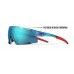 Tifosi Aethon Interchangeable Glasses Crystal Blue (Clarion Blue, AC Red And Clear Lenses)