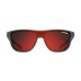 Tifosi Sizzle Single Lens Satin Vapor Smoke Red