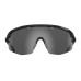 Tifosi Sledge Interchangeable Glasses Matte Black (Smoke, AC Red And Clear Lenses)