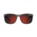Tifosi Swank XL Glasses (Satin Vapor Red Lenses)