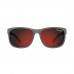 Tifosi Swank XL Glasses (Satin Vapor Red Lenses)