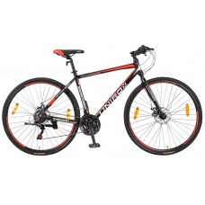 Unirox Milan 700C Hybrid Bike Maroon/Black