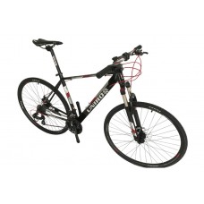 Unirox Road Racer Ultra 700C Hybrid Bike Black/Red