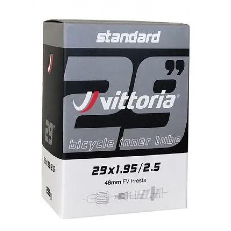 Vittoria 29x1.95/2.5 Presta 48mm Standard Bicycle Tube