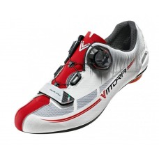 Vittoria Fusion Nylon Sole Road Cycling Shoe Red White