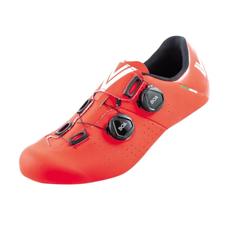Vittoria Stelvio Carbon Sole Road Cycling Shoe Red