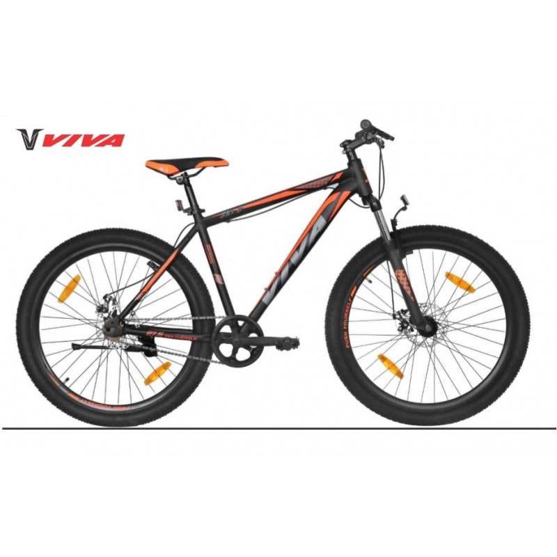 Viva EVO 1.0 SX 26" Single Speed Disc Mountain Bike 2018 Black Orange