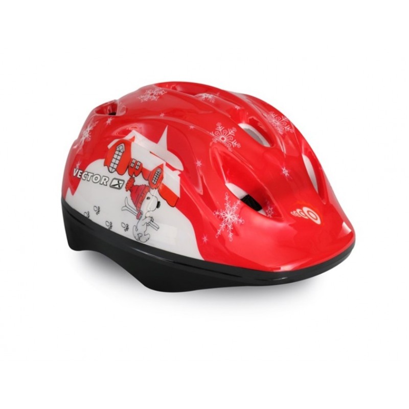 Viva H-10 Kids Cycling Helmet Red