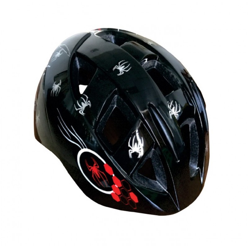 Viva H-100 JR Cycling Helmet Black Red