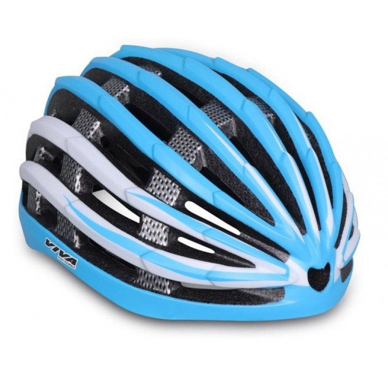 Viva H-500 JR Cycling Helmet Blue White