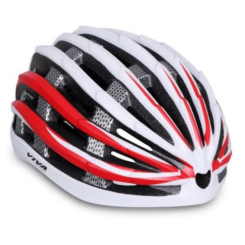 Viva H-500 JR Cycling Helmet Red White