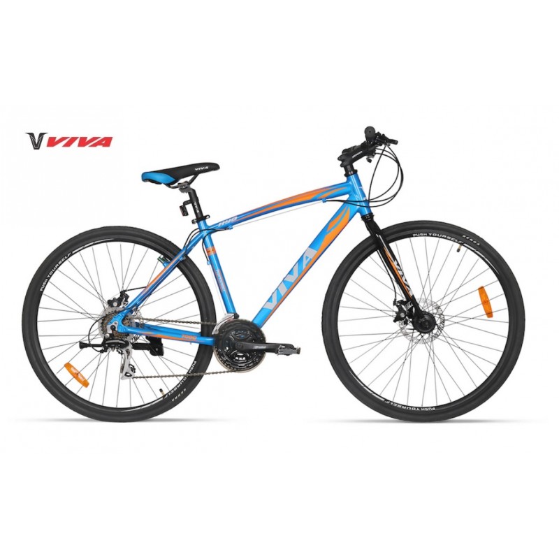 Viva Hybrid Bike 2018 Steel Blue Black