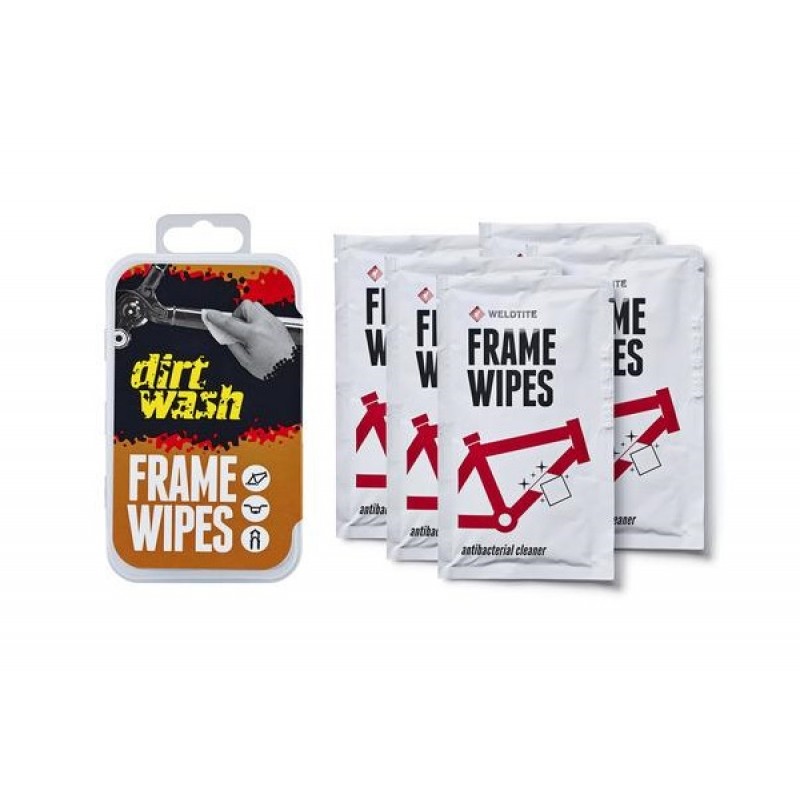 Dirtwash Bike Frame Wipes (Pack of 5)