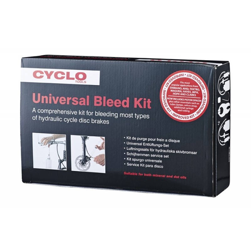 Cyclo Universal Disc Brake Bleeding Kit (2016 Edition)