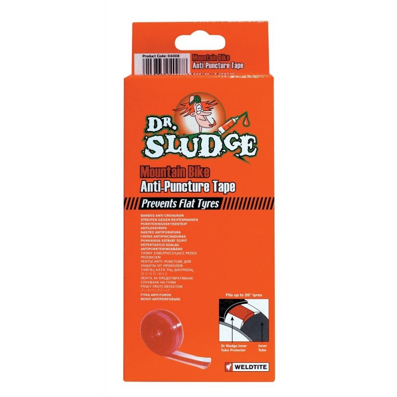 Dr.Sludge Tire Liner Red For Mtb 26 35mm