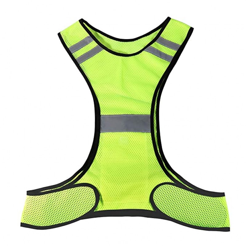 wizbiker High Visibility Reflective Safety Vest Green