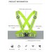 wizbiker High Visibility Adjustable Reflective Strap Blue