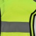 wizbiker High Visibility Reflective Safety Vest Green