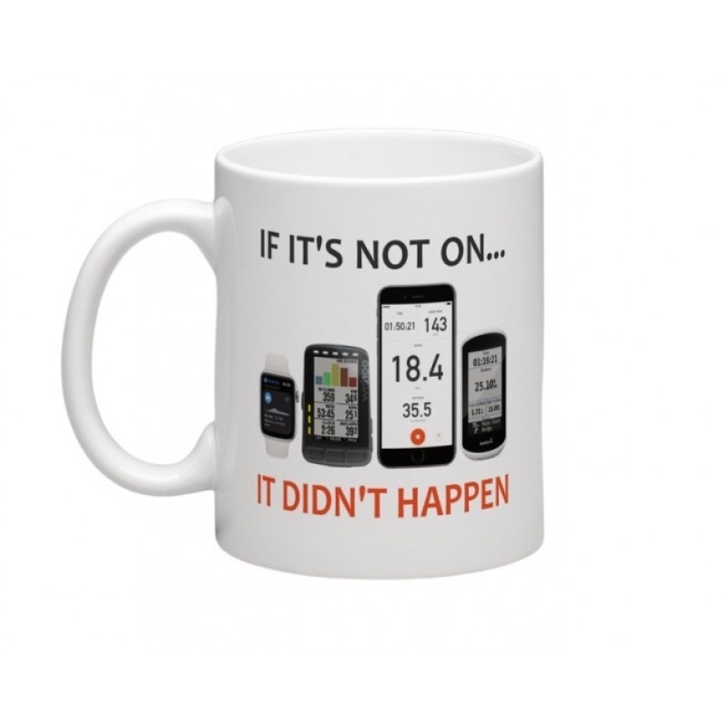 wizbiker It Didnt Happen Cycling Mug