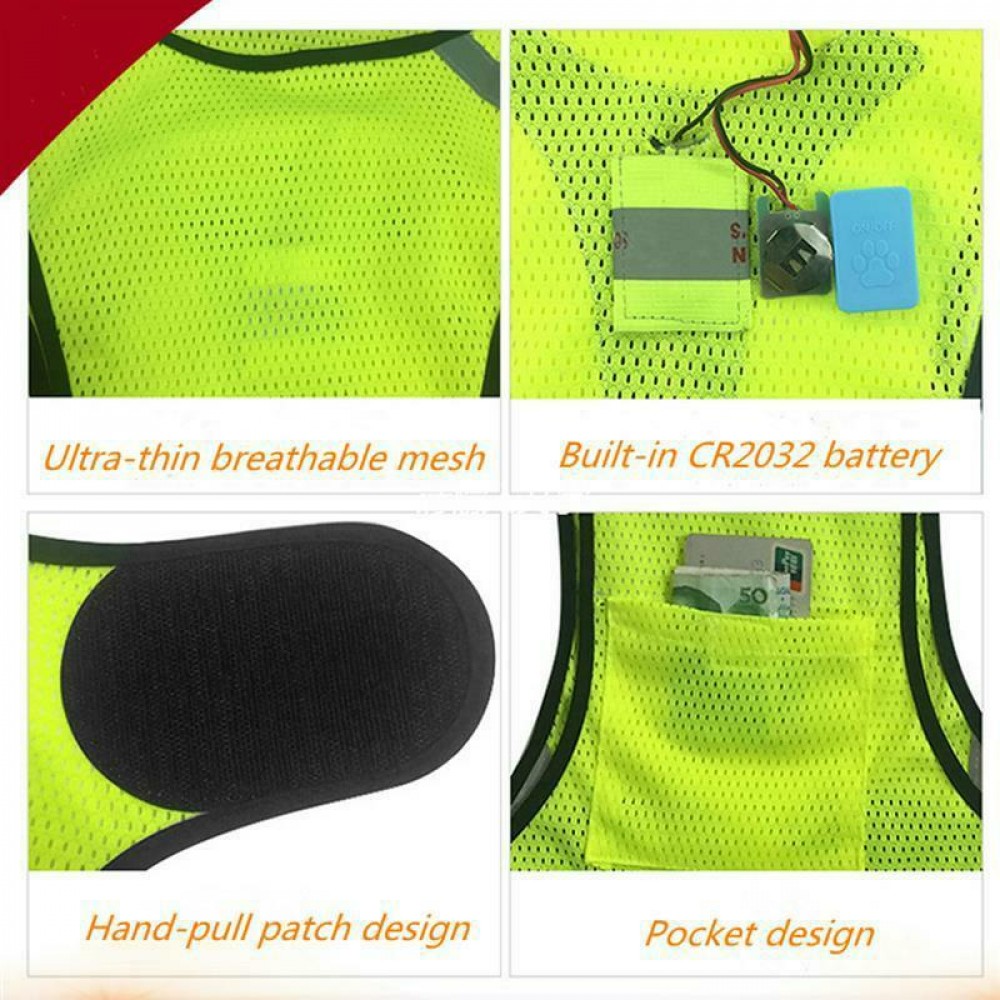 LuTuo LED Reflective Vest Running Gear, 360° High Visibility Running Vest  with Adjustable Waist/Shoulder, USB-C Rechargeable Running Lights for  Runners Night Jogging Running Dog Walking Cycling : : Sports &  Outdoors