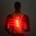 wizbiker LED Reflective High Visibility Safety Vest for Night Running/Riding Green