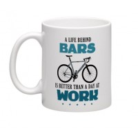 wizbiker Life Behind Bars Biking Theme Mug wizbiker Life Behind Bars Biking Theme Mug