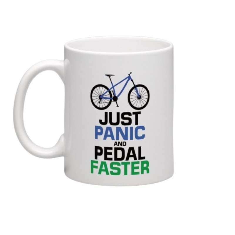 wizbiker Panic Biking Theme Mug