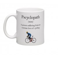 wizbiker Pscyclopath Cycling Theme Mug wizbiker Pscyclopath Cycling Theme Mug