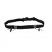 wizbiker Running/Triathlon Belt with Energy bar holder Black