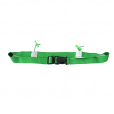 wizbiker Running/Triathlon Belt with Energy bar holder Green