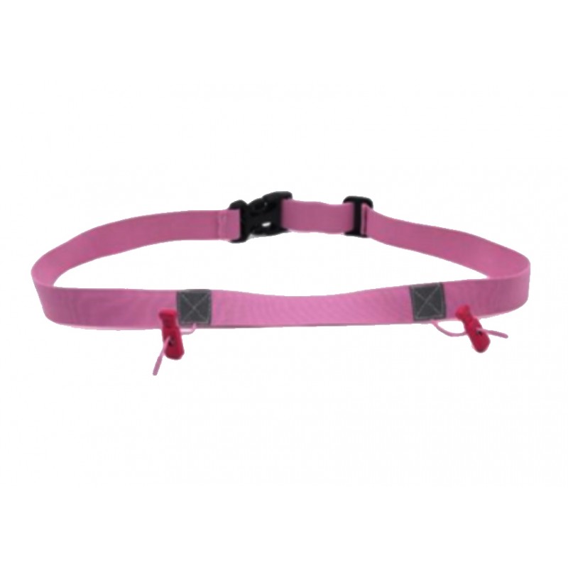 wizbiker Running/Triathlon Belt with Energy bar holder Pink