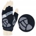 Zakpro Hybrid Cycling Gloves Black