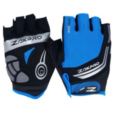 Zakpro Hybrid Cycling Gloves Blue