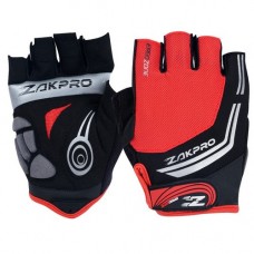 Zakpro Hybrid Cycling Gloves Red
