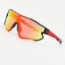 Zakpro Professional Outdoor Sports Cycling Sunglasses Bright Red