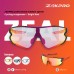 Zakpro Professional Outdoor Sports Cycling Sunglasses Bright Red