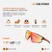 Zakpro Professional Outdoor Sports Cycling Sunglasses Bright Red