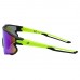 Zakpro Professional Outdoor Sports Cycling Sunglasses Neon Green