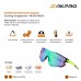 Zakpro Professional Outdoor Sports Cycling Sunglasses Neon Green