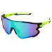 Zakpro Professional Outdoor Sports Cycling Sunglasses Neon Green