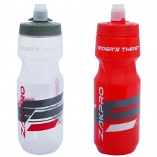ZAKPRO Rider’s Thirst Cycling/Sports Water Bottle Trasparent Red and White Transparent Combo