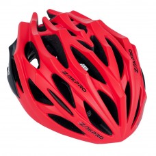 Zakpro Signature Series Inmold Road Cycling Helmet Red