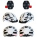 Zakpro Stellar Series Smart Turn Signal With Integrated Technology Cycling Helmet White
