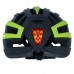 Zakpro Uphill Series Inmold MTB Cycling Helmet With Rear LED flicker lights Black