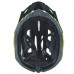 Zakpro Uphill Series Inmold MTB Cycling Helmet With Rear LED flicker lights Fluorescent Green